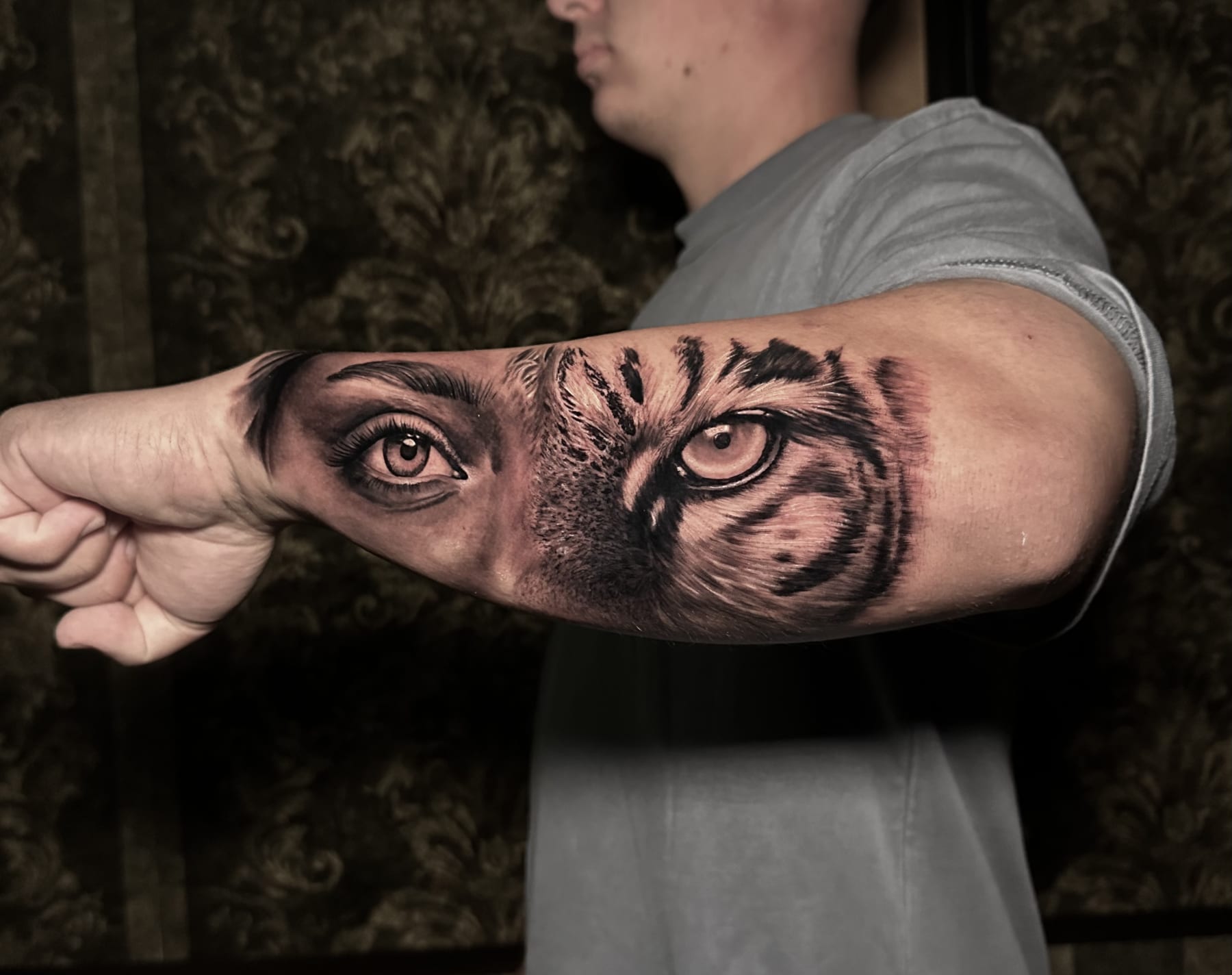 Detailaufnahme einer Tattoo-Arbeit